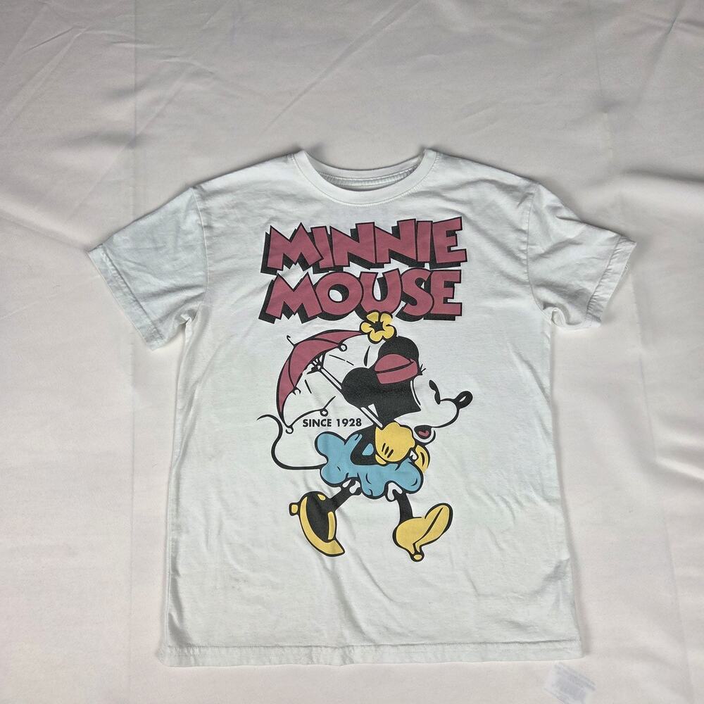 Disney Minnie Mouse Mexico Graphic T-Shirt White XS Short Sleeve